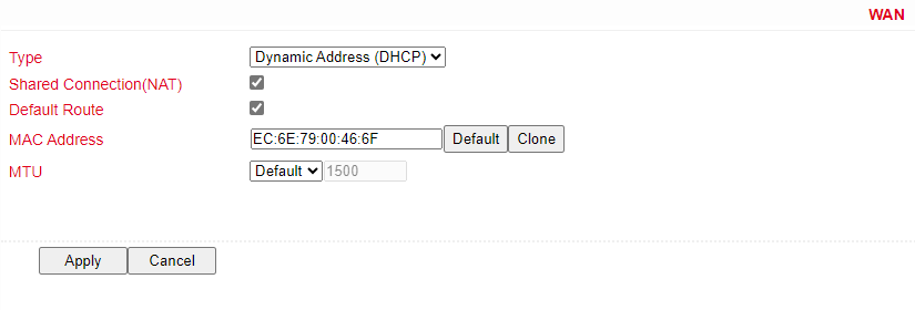 DHCP Setup